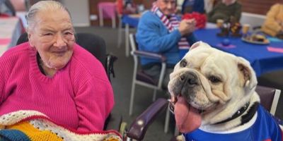 Grampians Health aged care communities dress up in footy colours Image