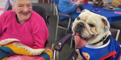 Grampians Health aged care communities dress up in footy colours Image